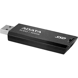 Накопичувач SSD Adata SSD накопичувач 500GB USB3.2 BLACK SC610-500G-CBK/RD (SC610-500G-CBK/RD) - мініатюра 5