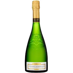 Вино ігристе Ballarin Cremant de Bordeaux AOC Blanc Brut біле брют 0.75 л