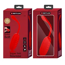 Віброяйце PRETTY LOVE Kirk Red 12 function vibrations PRETTY LOVE BI-014654-2 98610 - мініатюра 8
