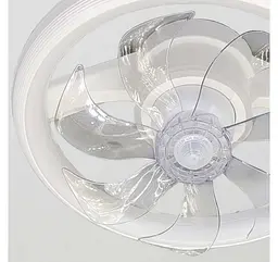 Стельова LED-люстра-вентилятор Artlight FS307WH, біла, 76 Вт, від 10-18 м² - мініатюра 4