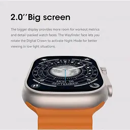 Розумний годинник IWO Ultra series 8 Orange Ocean (IW000US8OO) - мініатюра 2