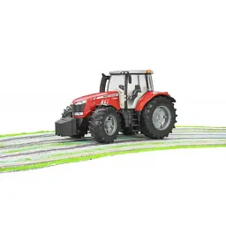 Спецтехніка Bruder Трактор Massey Ferguson 7624 (03046) - мініатюра 12