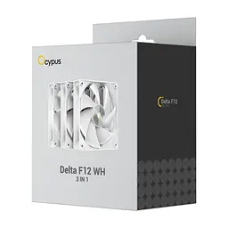 Кулер до корпусу OCYPUS DELTA F12 3 IN 1 б (DELTA-F12-WH3NM00X-GL) - мініатюра 7