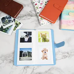 Фотоальбом для Fujifilm Instax Square 80 фото Альбом для SQUARE (SQ 6, SQ 1, SQ 10, SQ 20, SQ 40, LINK, SHARE SP-3), блакитний  - мініатюра 5