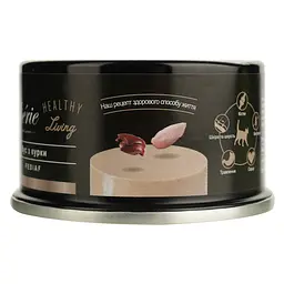 Вологий корм для котів Cherie Healthy Living Chicken Mousse мус з курки 80 г - мініатюра 2
