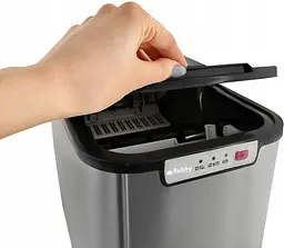 Льодогенератор Ruhhy K5537 (12 кг/добу) з функцією самоочищення, сріблястий - мініатюра 6