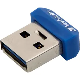 Флеш-накопичувач Verbatim USB 64GB Store 'n' Stay NANO Blue USB 3.0 (98711) - мініатюра 3