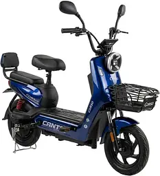 Електроскутер Двомісний Corso Conto (500W; 48V/20Ah) Синій