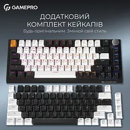 Клавіатура GamePro Asgard Valhalla Pro QLAB Sakura Switch Black (MK160-B-QS-PRO) - мініатюра 12
