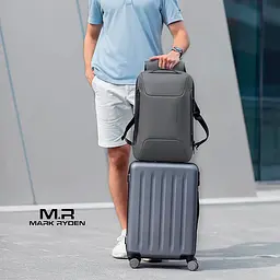 Рюкзак Mark Ryden для ноутбука 15.6 дюймів MR9116 з кодовим замком та USB-портом Сірий - мініатюра 7