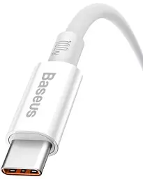 Кабель Baseus Superior Series Fast Charging Cable USB to Type-C 100W 1.5m P10320102214-02 White - мініатюра 4