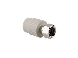 Муфта з гайкою Thermo Alliance 1/2" d=20мм поліпропіленова 1/2"В з нак. гайкою, для поліпроп. труб (DSI301)
