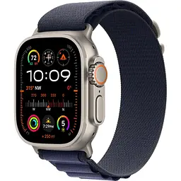 Смарт-годинник Apple Watch Ultra 2 49mm Natural Titanium Case with Navy Alpine Loop Small (MXMX3)