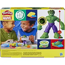 Набір для творчості Hasbro Play-Doh Marvel з масою для ліплення Халк (F9826) - мініатюра 2
