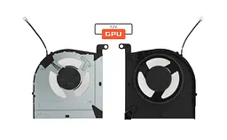 Вентилятор Lenovo кулер (GPU Fan 12V) для моделей ноутбука LOQ 15IRH8 (82XV), 16IRH8 (82XW) (DFSCL42P065934)