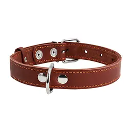Нашийник "CoLLaR" одинарний (ширина 35мм, довжина 48-63см) коричневий - мініатюра 2