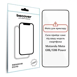 Скло захисне BeCover Motorola Moto G06 / G06 Power 4G Black (714364)