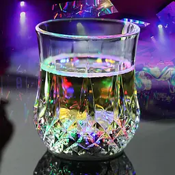 Стакан SUNROZ Inductive RainBow Color Cup с LED подсветкой для напитков 200 мл