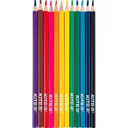 Олівці кольорові Kite Classic тригранні 12 шт. (K-053) - мініатюра 4