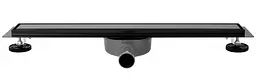 Душовий канал Rea Neo Pro black 2в1 чорний 80 см REA-G8907 - мініатюра 4