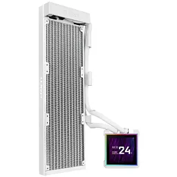 Система рідинного охолодження Lian Li HydroShift II LCD-S 360N FANLESS, White (G89.GHS2LCDS36NW.00)
