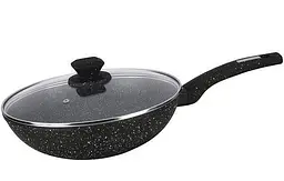 Сковорода WOK Bollire Venezia з кришкою 28 × 7.5 см BR-1011