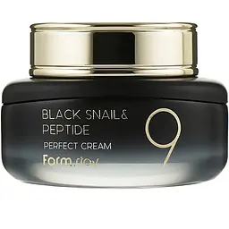 Крем антивіковий з чорним равликом та пептидами FarmStay Black Snail & Peptide 9 Perfect Cream 55 мл
