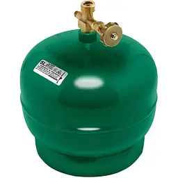 Побутовий газовий балон Voltronic Golden Lion 2кг (4,8л) + пальник 20354 Green (GL-GBG-2k-48L)