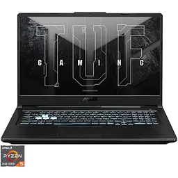 Ноутбук Ігровий ASUS TUF A17 FA706NF 5 7535HS la 4.55 GHz,IPS,16GB,512GB,RTX 2050 4GB,Без ОС