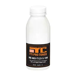 Тонер HP LJ P1005/1006/1505, 100г Black TTI (NB-005-T125-S-100)