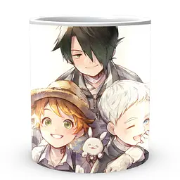 Кухоль GeekLand The Promised Neverland Обіцяний Неверленд Норман Рэй Эмма NV 02.478 330 мл білий - мініатюра 2
