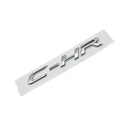 Емблема напис C-HR для Toyota хром 160х20 мм пластик (на скотчі)