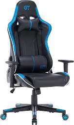 Геймерське крісло GT Racer чорне із синім (X-2528 Black/Blue) - мініатюра 2