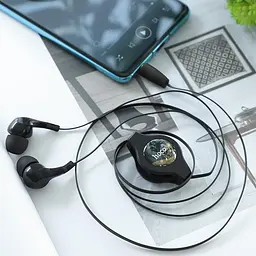 Навушники Hoco Easy clip telescopic earphones M68 HiFi - мініатюра 4