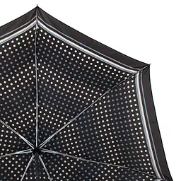 Жіноча складана парасолька повний автомат Happy Rain 95 см чорна - мініатюра 3
