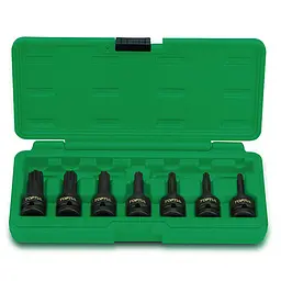 Комплект ударних головок 1/2" Т30-T70 7ед. Toptul hoz0007644