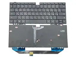 Клавіатура для Huawei MateBook X Pro W19C W19B W29C MACH-W19 (RU Black з підсвічуванням) Оригінал