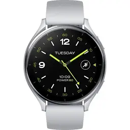 Смарт-часы Xiaomi Watch 2 Sliver Case With Gray TPU Strap BHR8034GL