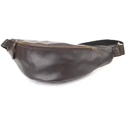 Сумка бананка відмінної якості з гладкої натуральної шкіри SHVIGEL 34х14х7 см sum0027443