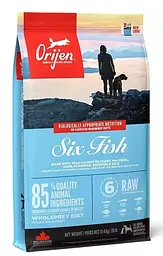 Сухий корм Orijen 6 Fish Dog для собак усіх порід з рибою 11.4 кг (o18312)