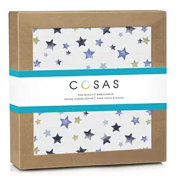 Пелюшки муслінові Cosas Starfall 75x75 см, сині