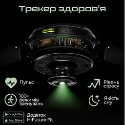 Смарт-годинник HiFuture mix 3 black (mix3.black) - мініатюра 3
