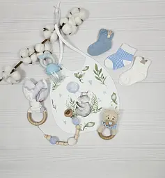 Букет з пелюшок для немовлят a.l.babybox Бегемотик (BU 18294971) - мініатюра 12