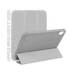 Чохол до планшета BeCover Tri Fold Hard TPU Apple iPad Mini 7 2024 Gray (712446) - мініатюра 2