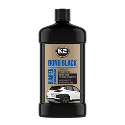 Фарба-консервант для бампера гуми пластику K2 Bono Black 500мл K035