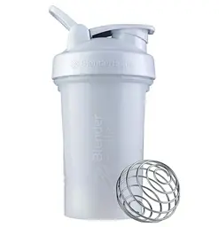 Шейкер спортивний BlenderBottle Classic Loop PRO 20oz/590 мл White (500383) (Loop_Pro_20oz_White) - мініатюра 1