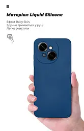Чехол ArmorStandart ICON для Tecno Spark Go 1 (KL4) с защитой камеры, темно-синий (ARM81216) - мініатюра 7