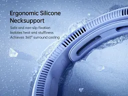 Вентилятор Jisulife Neck Fan Life4 Blue - мініатюра 10