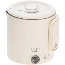Електрочайник Adler AD 1388b дорожній 650Вт/ 0.8л/ подвійні стінки/ автовимкнення/бежевий - мініатюра 4
