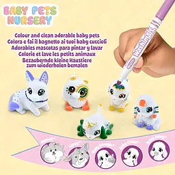 Набір для творчості Crayola Washimals Домашні тваринки з фломастерами 5 шт.  - мініатюра 6